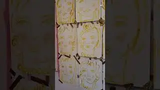 Homemade Turmeric and Egg Yolk Tempera Paint Experiment