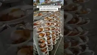 ambil secukupnya cukup bayar dengan doa pasar bahagia masjid Shalahuddin