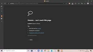 Hmmm… can't reach this pagelocalhost refused to connect.Try:Search the web for localhostChecking the