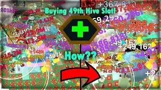 Buying 49th Hive Slot and Showing How to Close Abbreviate Pollen!! - Bee Swarm Simulator