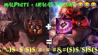 Malphite low mechanics gameplay 😂😂😂