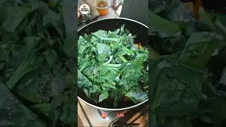 Chingri Mach Diye Pui Saag Chorchori (Bengali Style) | চিংড়ি মাছ দিয়ে পুঁই শাকের চচ্চড়ি #shorts