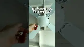 Ceiling fan trick I wish I knew sooner! 