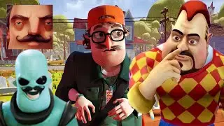Hello Neighbor - My New Neighbor Dark Riddle Quentin Alien Ralph History Gameplay Walkthrough