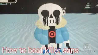 How to beat killer remastered!! (Roblox: Undertale boss battles)