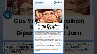 Gus Yaqut Tinggalkan KPK Setelah Diperiksa KPK 5 Jam