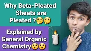 Why Beta-Pleated Sheets are Pleated ?| Experience the Fascinating Combination of Chem and Bio | NEET