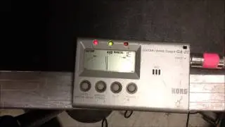 KORG GA-20 guitar tuner tutorial instructions demo