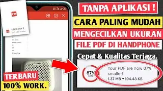 CARA MEMPERKECIL UKURAN FILE PDF DI HP ANDROID | TERBARU