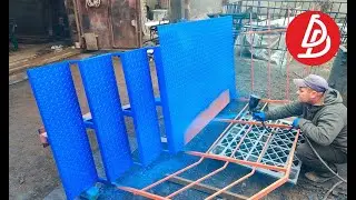 Как установить крыльцо металлическое