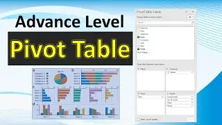 Pivot Table Advance Level | Microsoft Excel Series | add slicer and time line