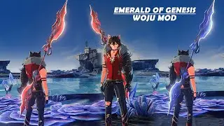 Glowing Emerald Of Genesis Double Blade Mod - Woju Mod - Wuthering Waves 1.3 Mod