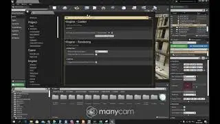 UE4 Настройки отражения для блестящего пола SSR и RT