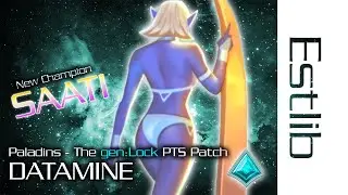 SAATI NEW CHAMP | Paladins - Scolar PTS Datamine
