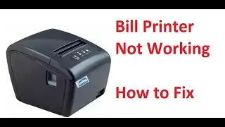 How to fix bill printer not working  #receiptprinter