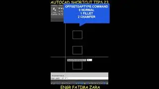 Offset Gap Command in AutoCAD #shorts