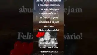 Homenagem para Aniversário.