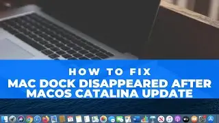 Mac Dock Disappeared after MacOs Catalina Update-How to Fix