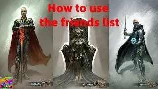 shroud of the avatar How to use the friends list