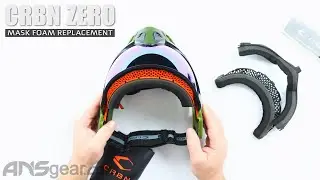 Carbon CRBN Zero Mask Foam Top & Bottom - Install