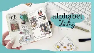 Pocket Notebook: Alphabet Dates✨