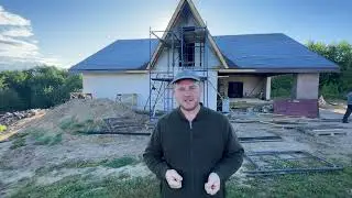 How I beautifully made the roof lining – soffits, roof gables and the entrance to the second floor