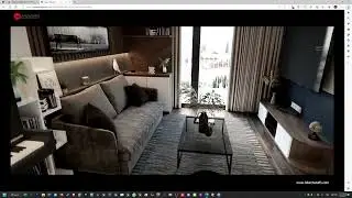 Pixel Streaming in Unreal Engine. Apartment Interior.