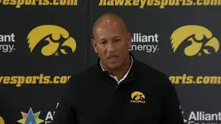 Iowa Football Press Conference 4/20/2023
