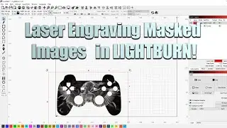 how to mask an image in lightburn - for laser engraving!