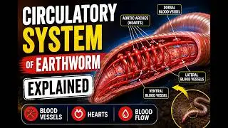 Circulatory system of earthworm