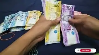ASMR PHILIPPINE PESOS ( PHP ) SORT AND COUNT-  Let us Sort and count 129,340 PHP