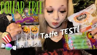 WEIRD Halloween Dollar Tree TASTE TEST!