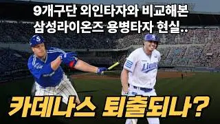 카데나스 퇴출? 각구단 외인타자들과 비교해본 삼성 용병타자 현실