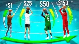 NBA 2K24 But I Can Only SPEND $1 On My BUILD After EACH BASKET...