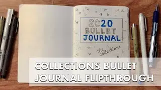 2020 Collections Bullet Journal Flipthrough