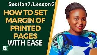 👉HOW TO EASILY SET MARGIN OF PRINTED PAGE IN EXCEL
