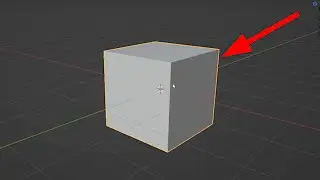 How to create a cube in Blender 3D