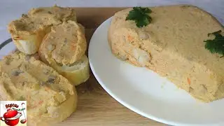 Куриный паштет с грибами. Нежный и очень вкусный.