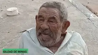 Senhor Boró com 84 anos em Campo Azul MG