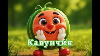 Кавунчик Унчик 🍉 | Весела дитяча пісенька українською | Літній мультик для малюків