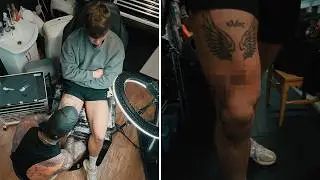 I got a tattoo of my company logo…