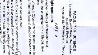 bsc 1st year model question paper// physics bsc sem 1//semester 1 physics model paper