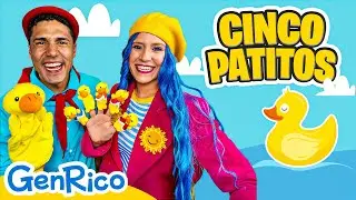 Five Little Ducks 🐥 | Kids Songs & Nursery Rhymes | GenRico Kids