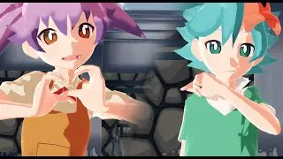 「Beyblade MMD」Summertime /Toko & Nika Aoi