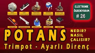 Potans I Trimpot I Ayarlı Direnç I Electronic Projects #26