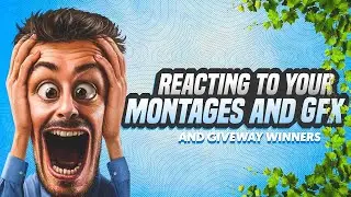 Reacting to your pubg mont,thumbnails,logos and all GFX work// checking your gaming montages.