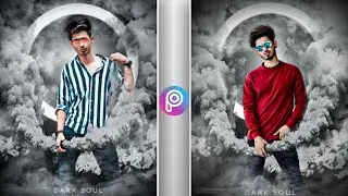 Picsart Smoke Ring Light Photo Editing | snapseed Ring Light Photo Editing | Lightroom Editing