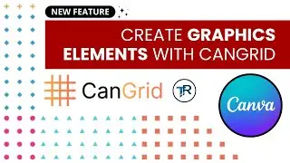 Create graphics element with cangrid | Cangrid in Canva | Canva New feature | Canva Hindi Tutorials