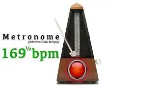 Metronome 169.5 bpm 🎼