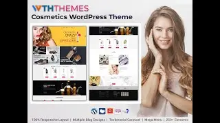 Transform your beauty business with our cosmetic WordPress Theme